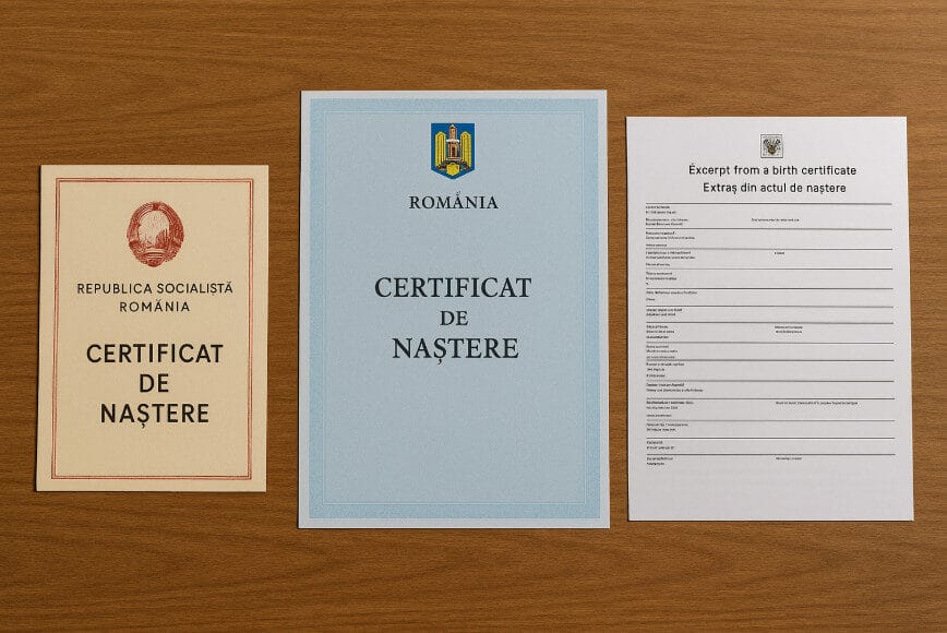 traducir certificado de nacimiento rumano