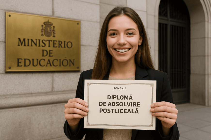 traducción jurada del título postliceal rumano ante el Ministerio de Educación en España