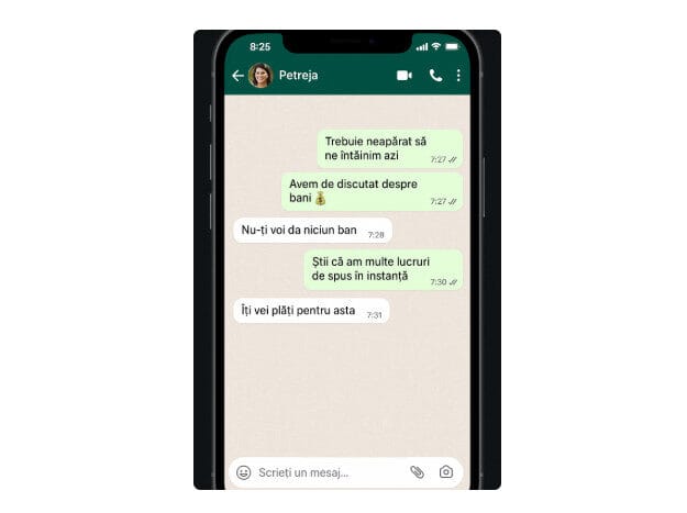 Traducción jurada del rumano de mensajes de WhatsApp como prueba judicial
