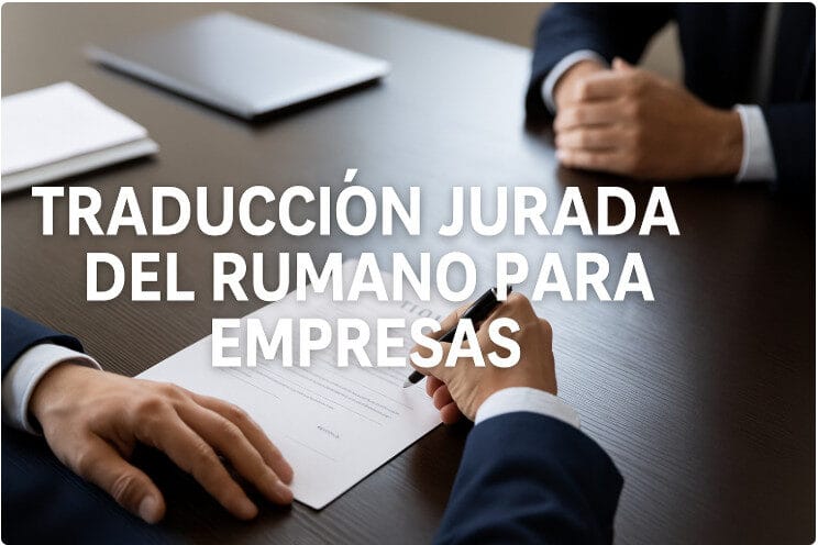 Traducción Jurada del Rumano para Empresas – firma de contrato oficial