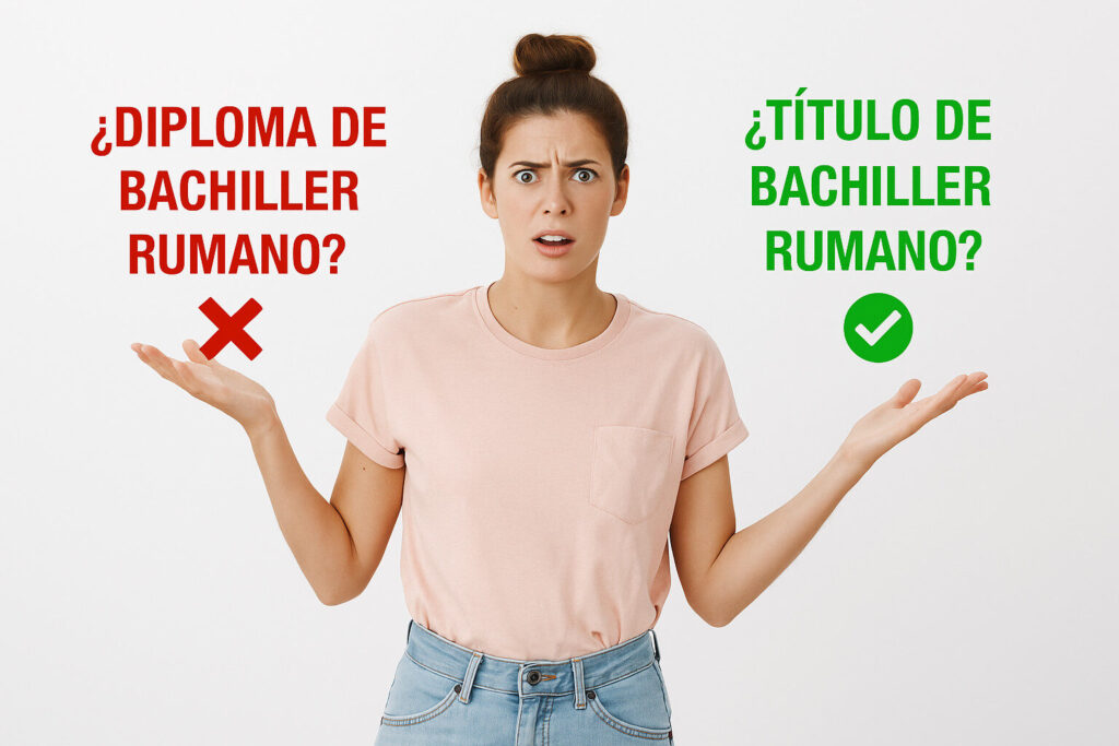 ¿Diploma de Bachiller rumano o Título de Bachiller rumano? Traducción jurada para homologación en España