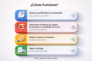 solicitar la traducción jurada del certificado de nacimiento rumano